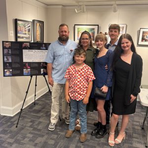 Jeremy Johnson attends with his whole family.